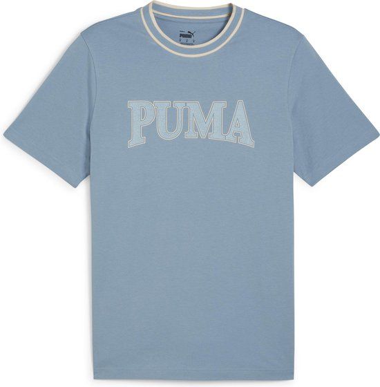 PUMA SQUAD Big Graphic Tee Heren T-shirt - Zen Blue - XL