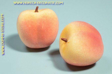 Horeca-decoratie.com Perzik 2 stuks decoratie