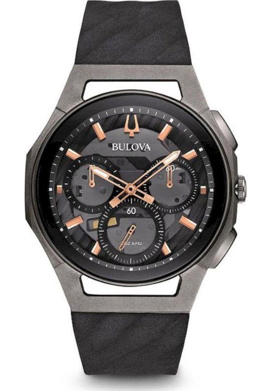 Bulova CURV 98A162 Chronograaf horloge - Heren - Zwart