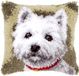 Vervaco Knoopkussen Kit Westie
