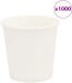 vidaXL Papieren koffiekopjes 1000 st 4oz 100 ml wit