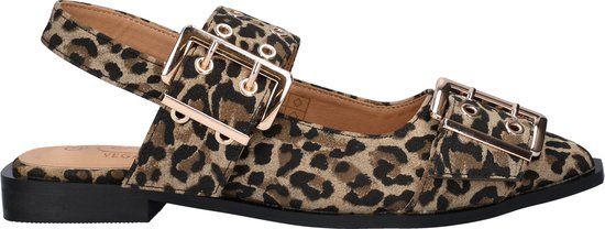 Nelson dames instapper - Leopard - Maat 39