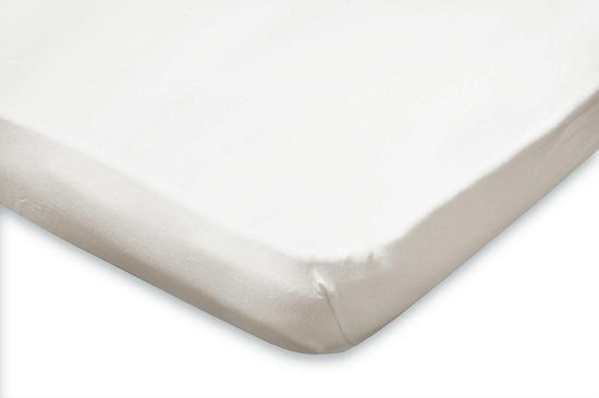 Topper Hoeslaken Jersey Katoen Stretch - ivoor 120/130/140x200cm - Twijfelaar