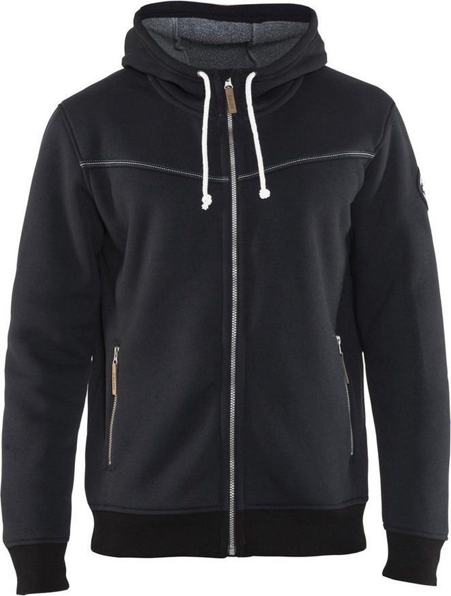 Blåkläder 4933-2514 Hoodie met warme voering Zwart maat XS