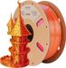Merkloos Dual tweekleurig 175 mm PLA-filament voor 3D-printers - Soie rouge - Or