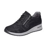 Wäldlaufer Dames Veterschoen H-Inessa Zwart Nubuck Breedte H