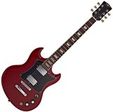 Gear4music Brooklyn Select Elektrische Gitaar, Rood