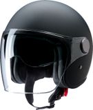 Redbike RB-860/RB-862, casque ouvert, Noir Mat, XS
