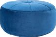 Safavieh Poef Amais velvet donkerblauw