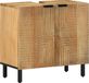 Mango meuble lavabo 62x33x58 cm massif brun