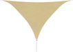 vidaXL - Zonnescherm - Driehoekig - 5x5x5m - Oxford Stof - Beige