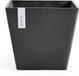 Ecopots Rotterdam 30 - Dark Grey - 29,5 x H26,4 cm - Vierkante donkergrijze bloempot / plantenbak
