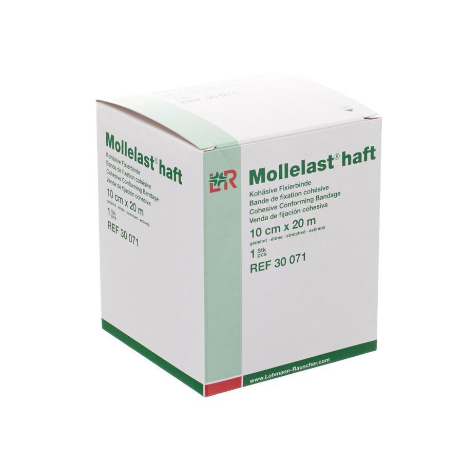 Lohmann Mollelast Haft zelfklevende fixatiewindel 10cmx20m 1 stuks