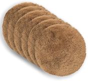 vidaXL - Kussensloop - 6 stuks - HEERLEN - Taupe - Ø 30 cm - Katoensatijn
