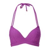LingaDore Voorgevormde Halter Bikinitop Fuchsia