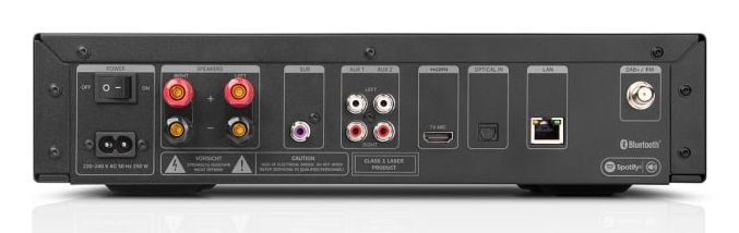 Teufel KOMBO 62 Mk2 CD-receiver - 2.1 cd-receiver, DAB+/FM-radio, Spotify Connect, bluetooth - Night Black