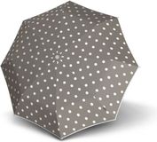 Knirps T.200 M Duomatic - Zakparaplu Regenschirm (dot art taupe)