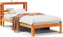 vidaXL Bedframe Massief Grenenhout Wasbruin 100x200 cm