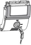 Shad Sh48 Premium Vergrendelingsmechanisme Blanc