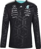 adidas Mercedes-AMG Petronas Formula One Team Driver Longsleeve Shirt Zwart Maat S