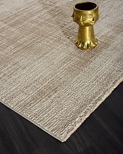 Mia's Teppiche Mia's Teppiche "Anna" - Modern Vloerkleed voor Woonkamer, Slaapkamer en Gang, Beige-D3, 160 x 230 cm