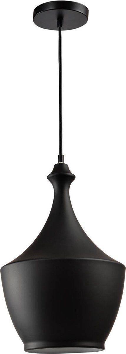 QUVIO Hanglamp modern - Zwart - Diameter 25 cm