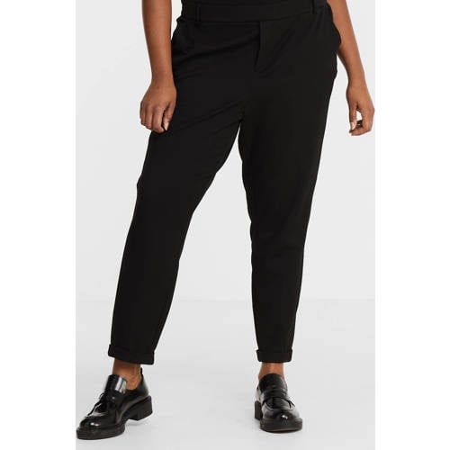 VERO MODA CURVE VMMAYA Straight Fit Pant - Black
