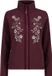 CMP Dames fleece met borduursel Arctic Rood XS