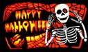 Merkloos / Sans marque Shoppartners Bv Happy Halloween vlag - 150 x 90 cm - polyester