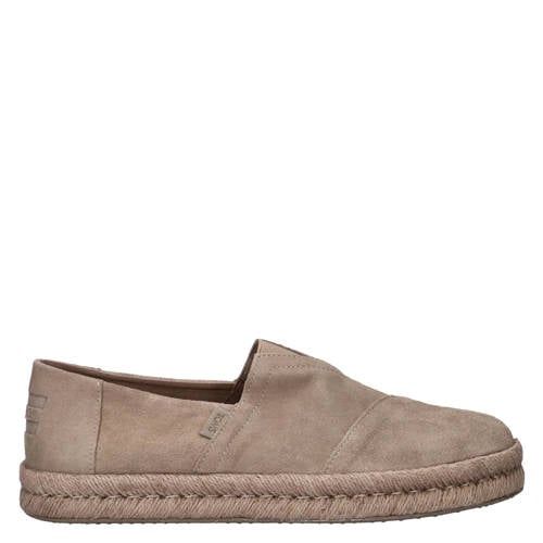 Toms suède espadrilles beige