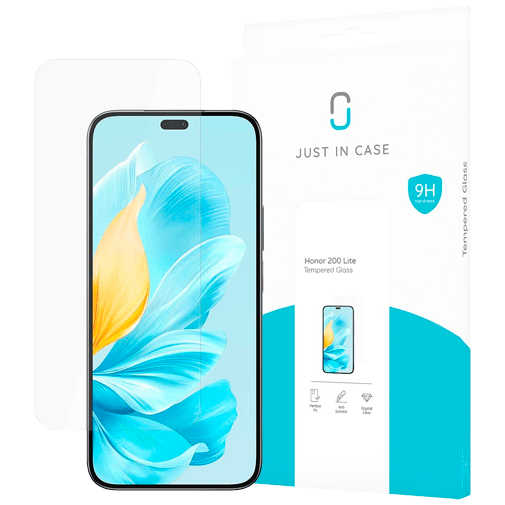 Just in Case Tempered Glass Screen Protector Honor 200 Lite - Clear