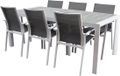 AVH-Collectie New Delhi dining tuinset 220x100x74,5 cm 7 delig wit