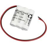 Emmerich 36AA800R Batterie pour éclairage de secours Câble 3,6 V 800 mAh