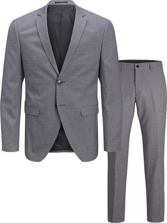 JACK & JONES JPRFRANCO SUIT NOOS Heren Pak - Light Grey Melange - Maat 50