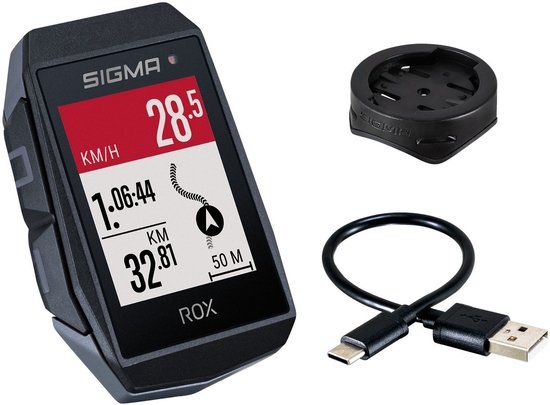 Sigma ROX 11.1 EVO GPS Fietscomputer - Zwart - Incl. Stuurhouder