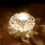 Orrefors Zweden Orrefors Carat waxinelichthouder Helder Glas 10 cm
