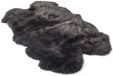Sheepskin House Merino Vierdubbele Schapenvacht Langharig Taupe 170x110cm
