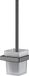 Plieger Altea WC Borstel met Houder – Wandmontage – Geborsteld Gunmetal