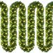 Casaria Girlande - 10m 200 LED's - Tannennadeln Grün – Warmweiß