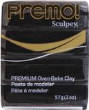 Sculpey Premo black - klei 57 gr