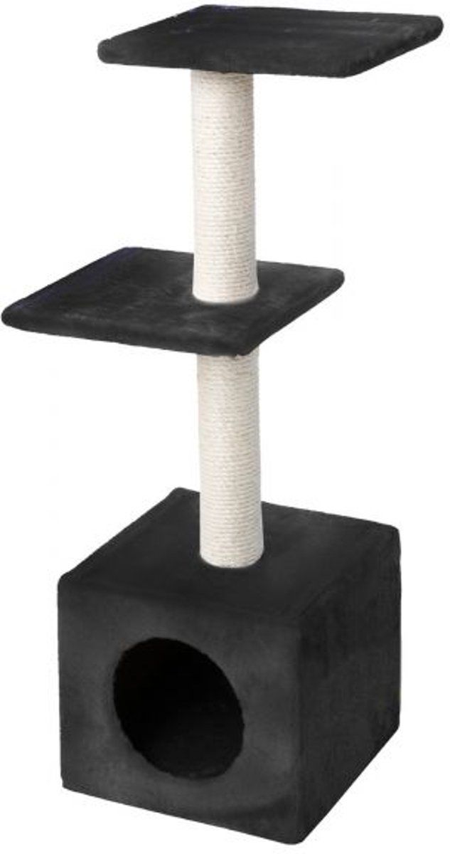 Ebi Classic-Eco Tree Palazzo Krabpaal - Zwart - 30 x 30 x 90 cm