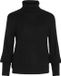 Vila Trui Vilou New Rollneck L/s Knit Top - N 14075811 Zwart Dames Maat - XL