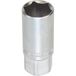 Autobest Douille Longue 21 mm, Acier au chrome vanadium, Satinée, 6 pans, carré 1/2 - 12,7 mm