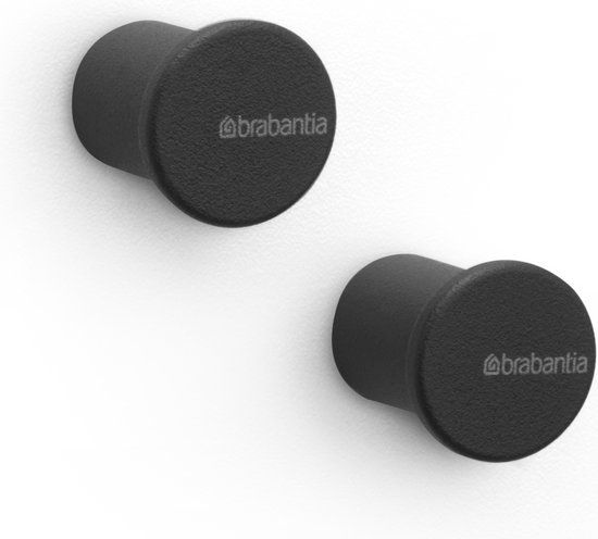 Brabantia MindSet Handdoekhaakjes - 2 stuks - Mineral Infinite Grey