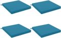 vidaXL Coussin de siège SOEST 4 pièces Bleu clair