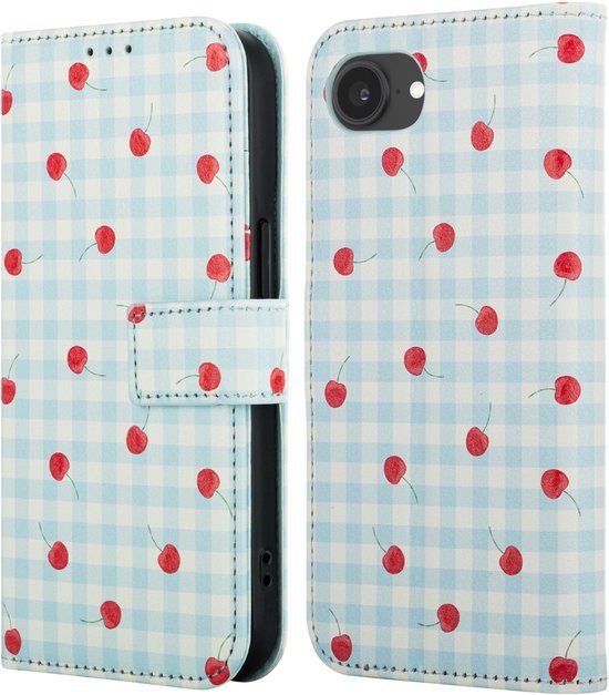 imoshion Design Bookcase voor de Apple iPhone 17e / 16e - Cherry Check