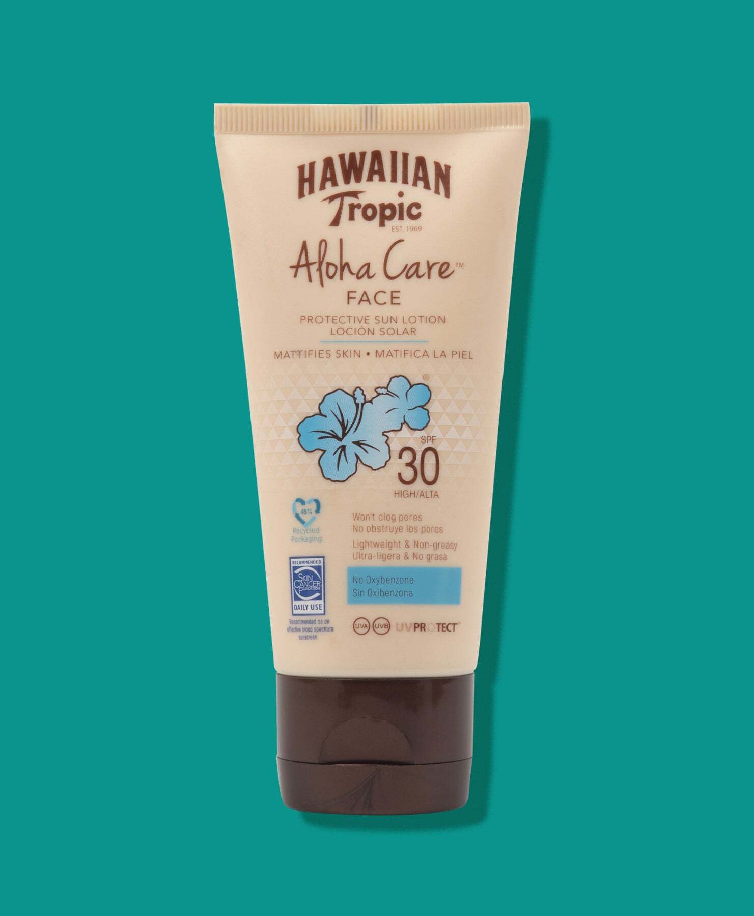 Hawaiian Tropic Aloha Care FACE Protective Sun Lotion SPF 30 90ml