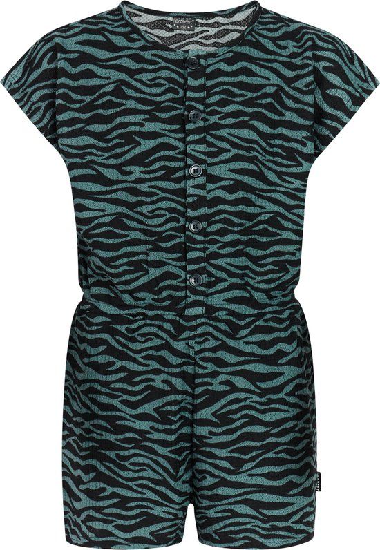 Protest PRTMarlie JR Playsuit Meisjes Korte mouwen Ronde hals Knoopsluiting Groen