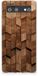 B2Ctelecom Housse antichoc pour Google Pixel 6 Wooden Cubes