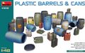 MiniArt Modelbouwpakket Diorama - 49010 Plastic Barrels and Cans for Diorama Plastic - 1:48 - Modelbouw